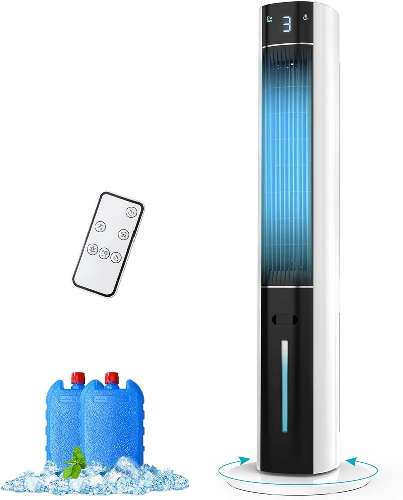 Rellytech Evaporative Air Cooler – Swamp Cooler with 3L Water Tank